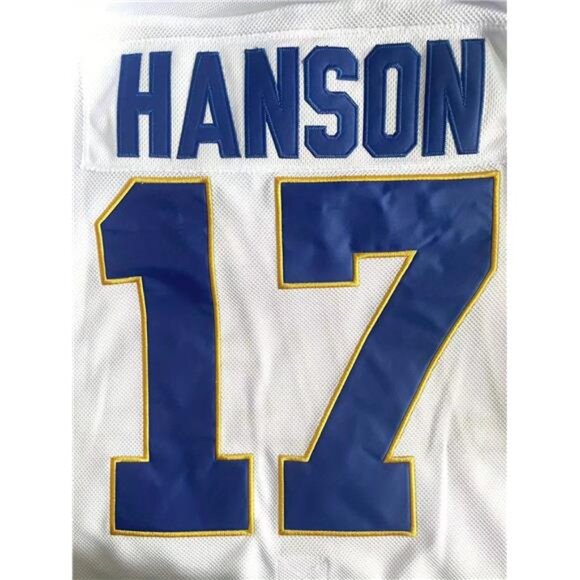 NWT Multiple Sizes Steve Hanson #17 Charlestown Chiefs Jersey Slap Shot Rare - Picture 4 of 5